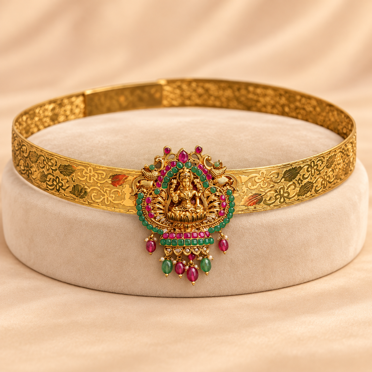 Lakshmi Antique Gold Waist Belt
