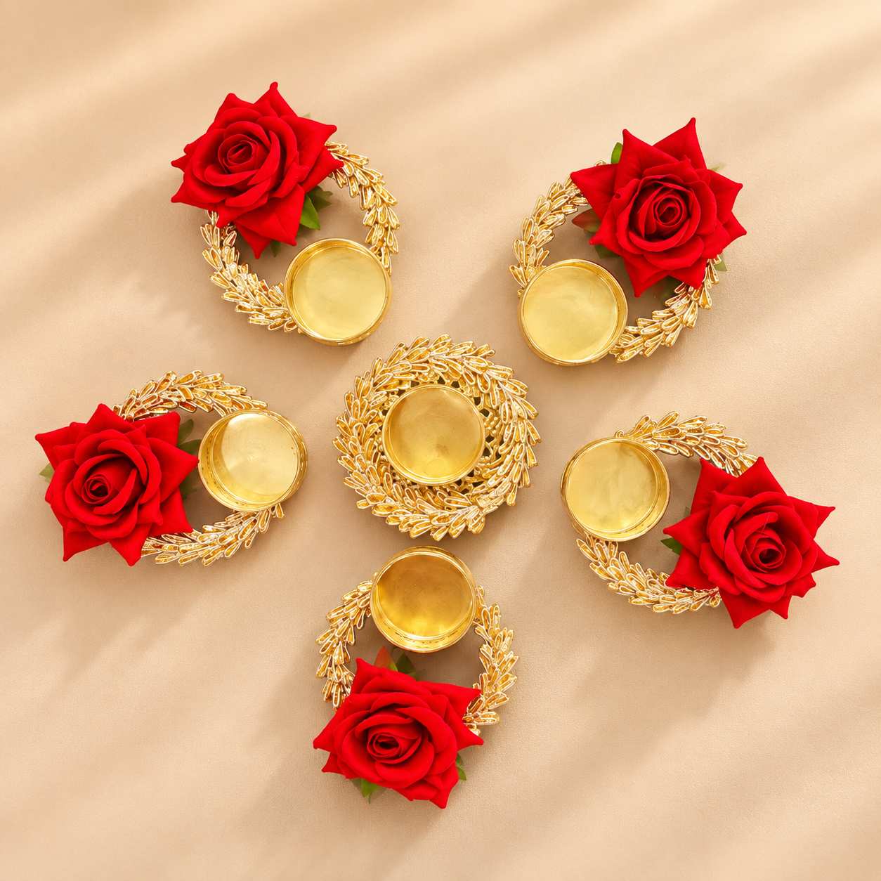 Red_Rose_Decorative_Diya_Set